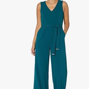 Tommy Hilfiger Women's Bow Tie Jumpsuit.